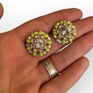 110 Kate Spade Hip Stitch Crystal Earrings *RARE*